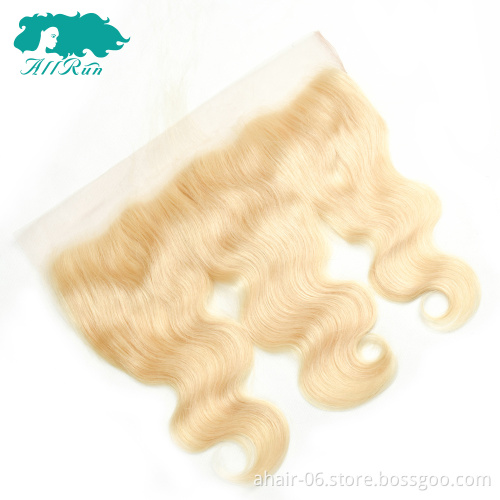 Shiny And Soft 613# 10A 13x4 Swiss Lace 100% Brazilian Virgin Human Hair Body Wave 10"-20" Lace Frontal In Stock